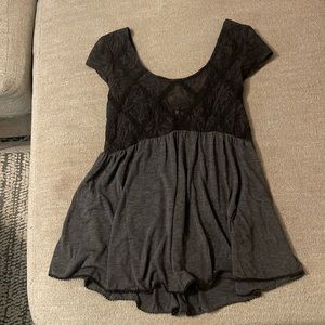 Free people Lacey babydoll top